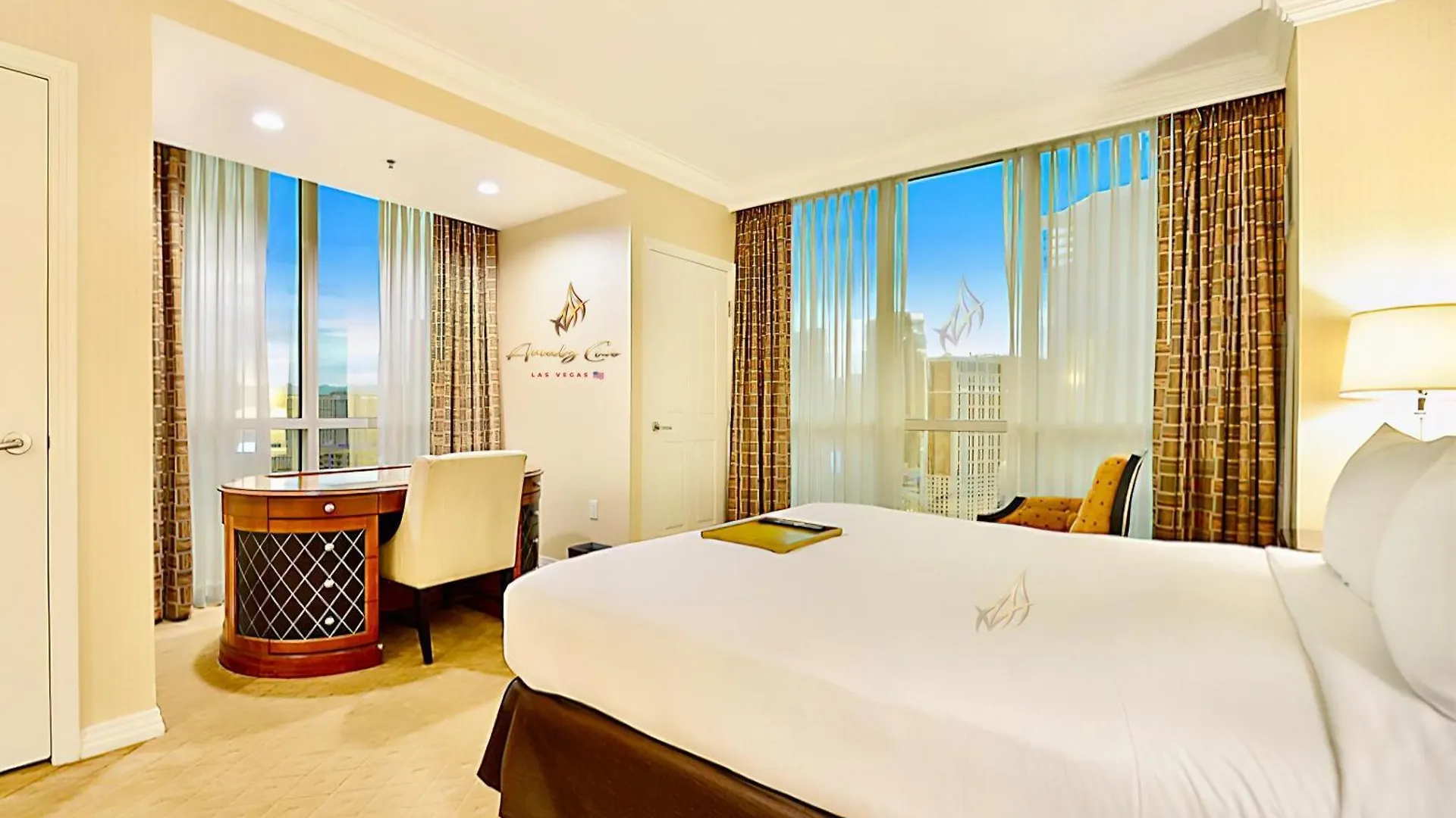 Amalz 2 Bedroom 3 Bathroom Balcony Suite At Mgm Signature ! Las Vegas Lägenhetshotell
